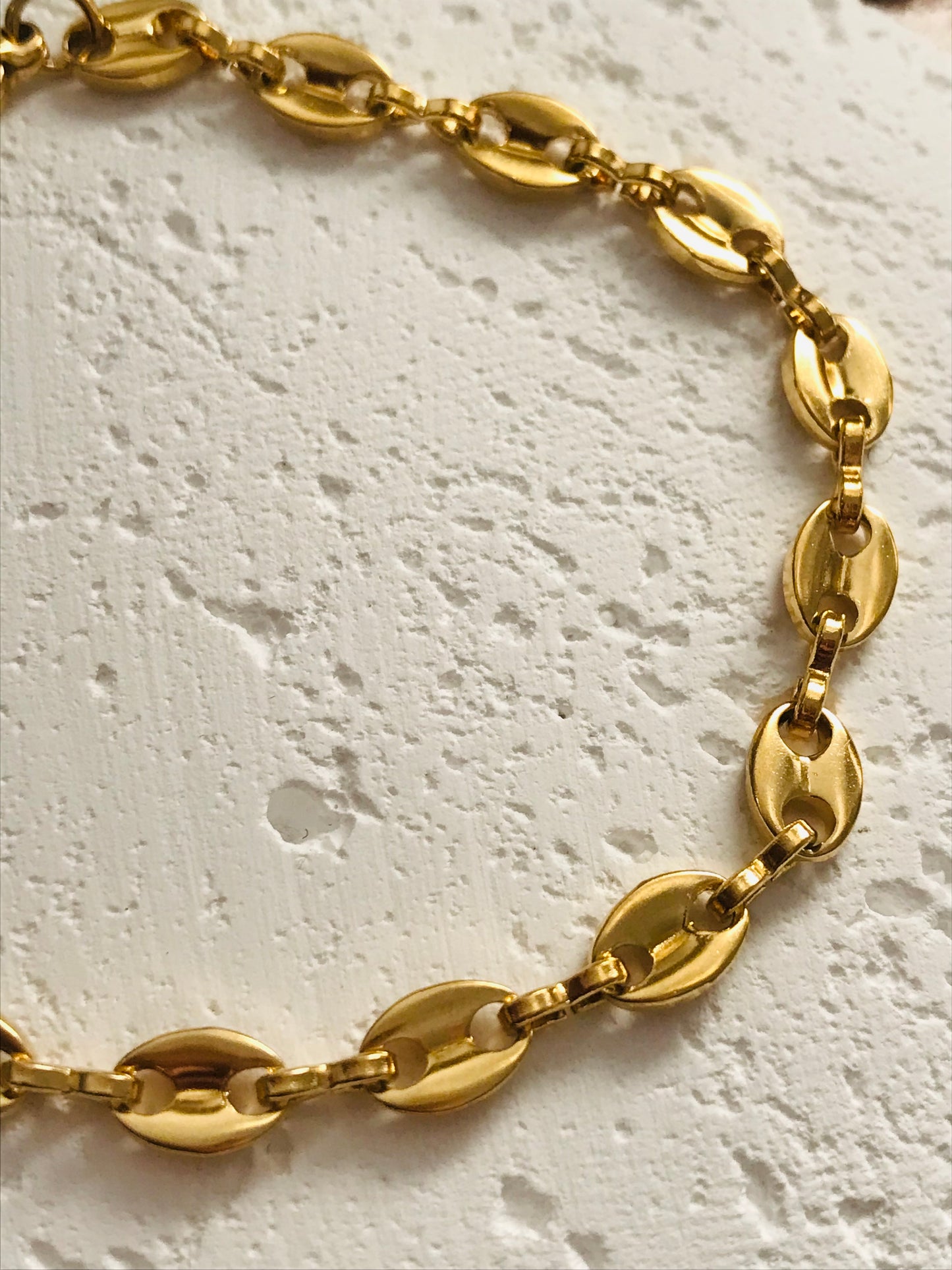 Elle mariner’s gold chain bracelet