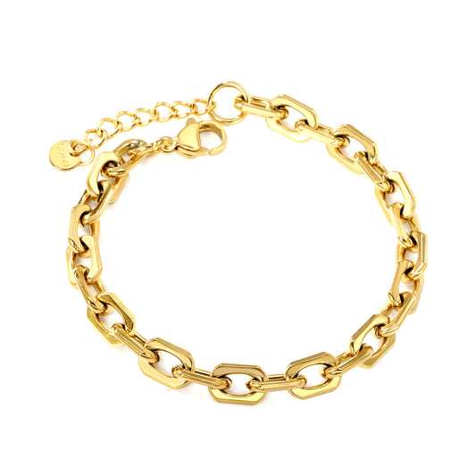 Maci chunky gold link chain bracelet