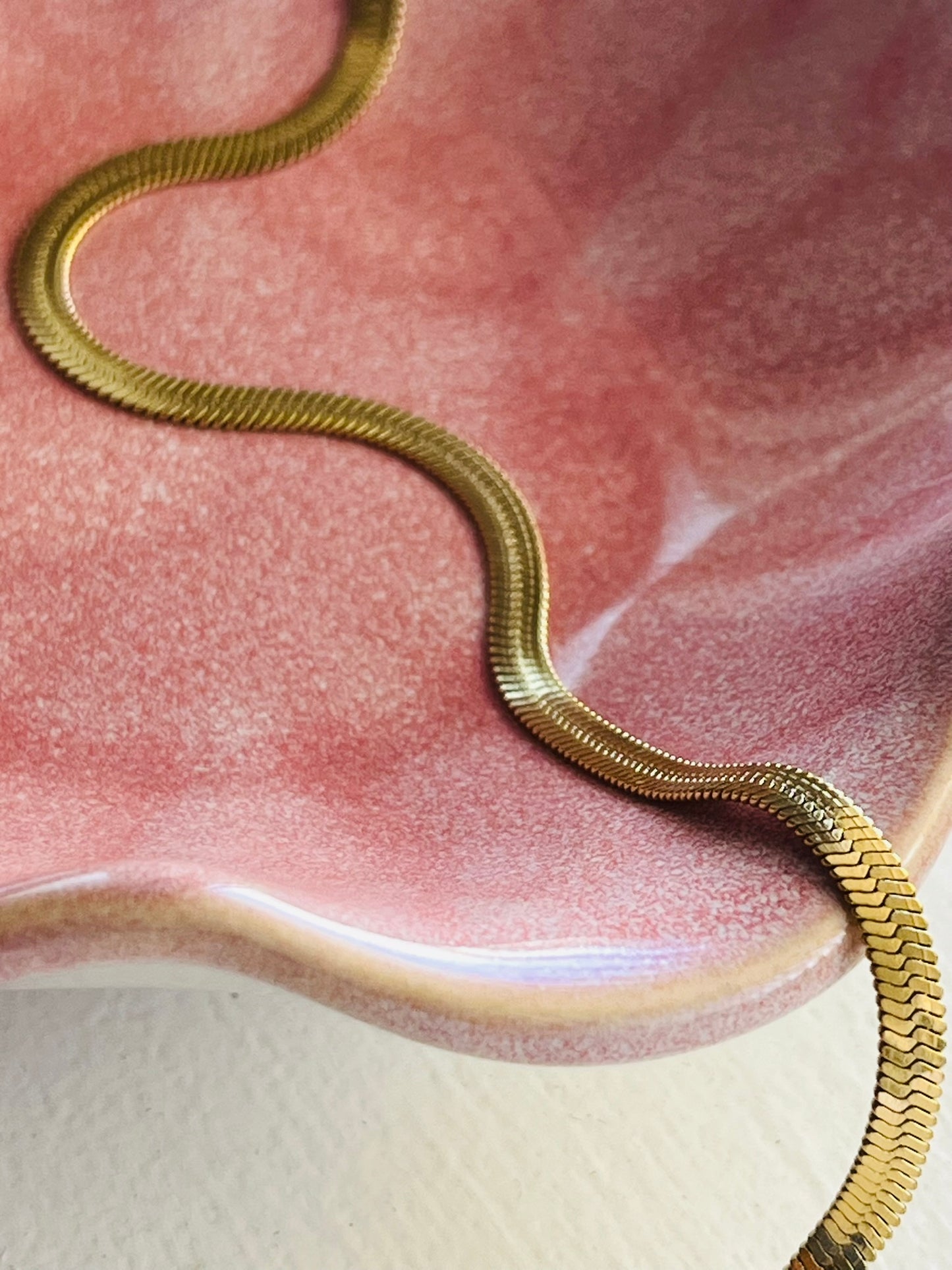 Juniper snake herringbone chainbracelet