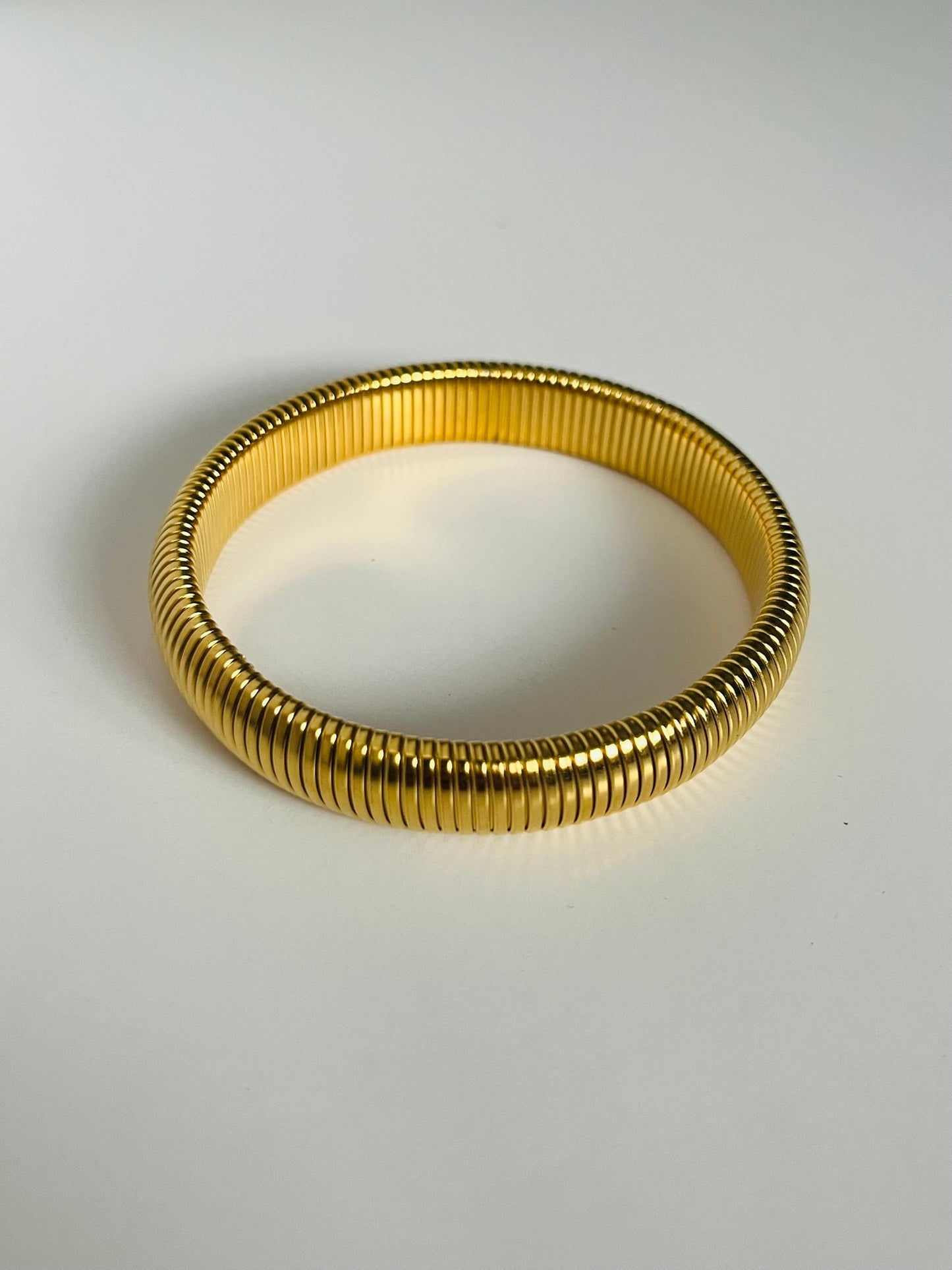 Goddess stretch gold bangles