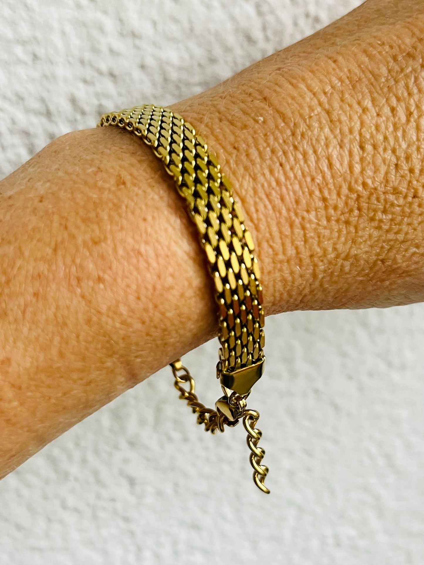 Andy mesh gold bracelet