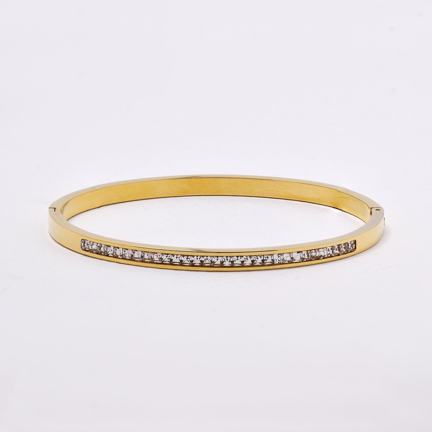 Zoey clip on gold bangles (various styles)