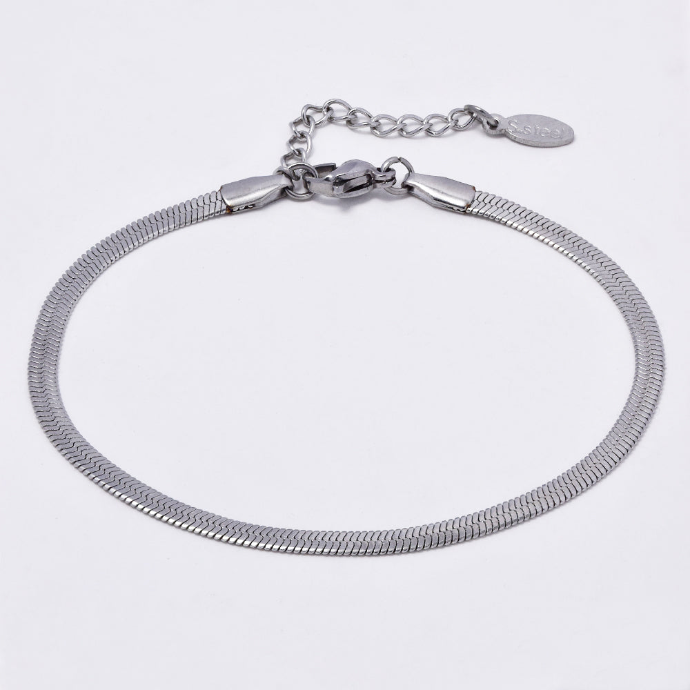 Juniper snake herringbone chainbracelet