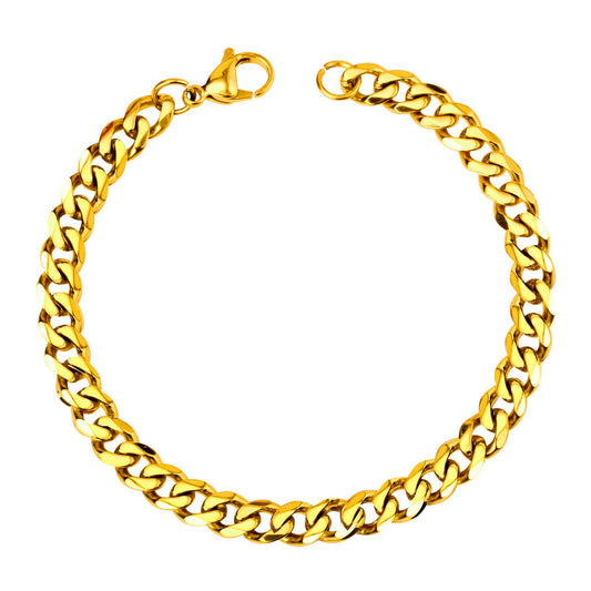 Lucia Cuban chain gold bracelet