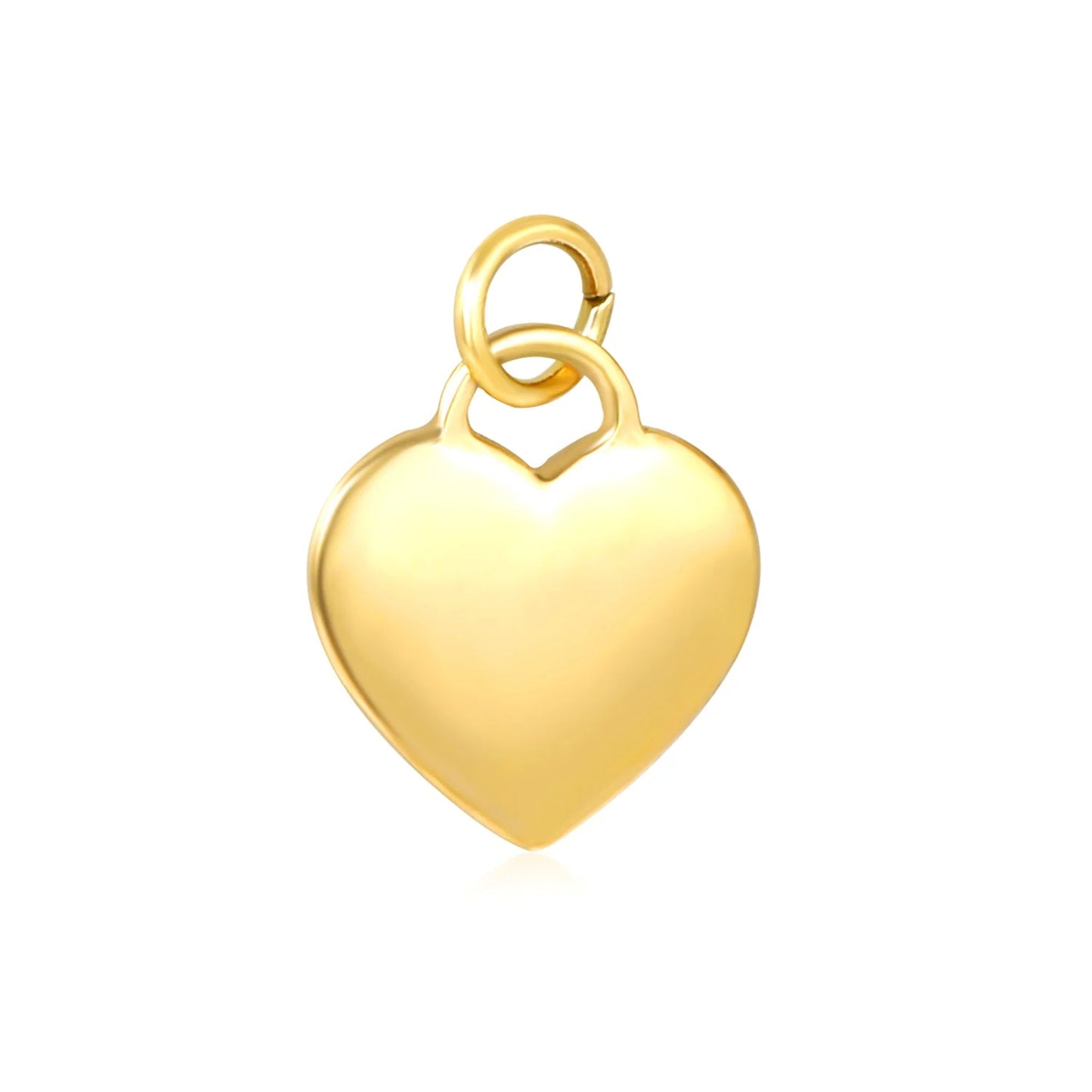 The One and Only gold heart charm