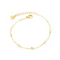 Charlie petite oval cubic zirconium bracelet