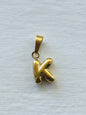 Bubble alphabet letter initial charm pendants