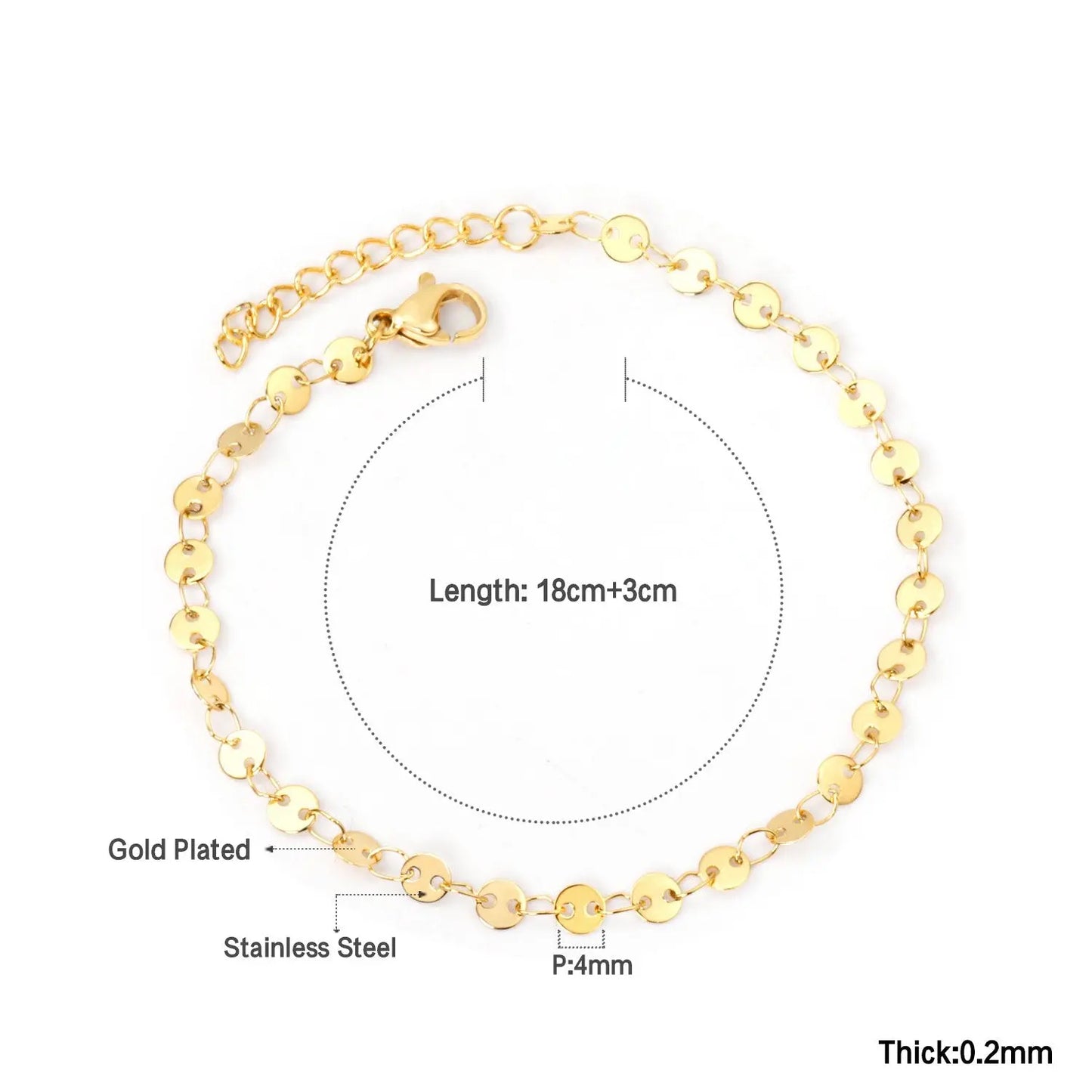 Everly disk bracelet