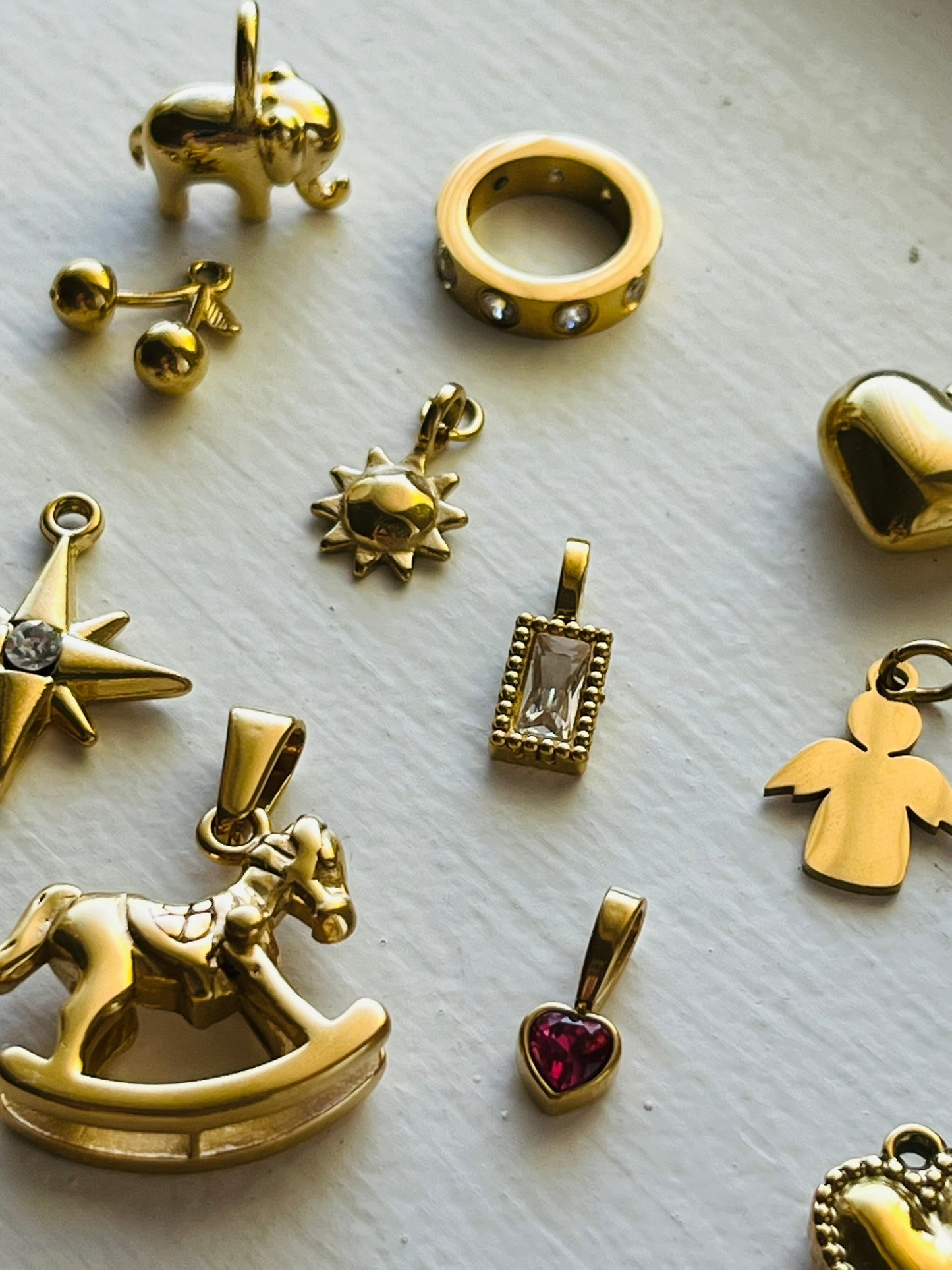Rocking horse charm