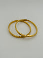 Zoey clip on gold bangles (various styles)