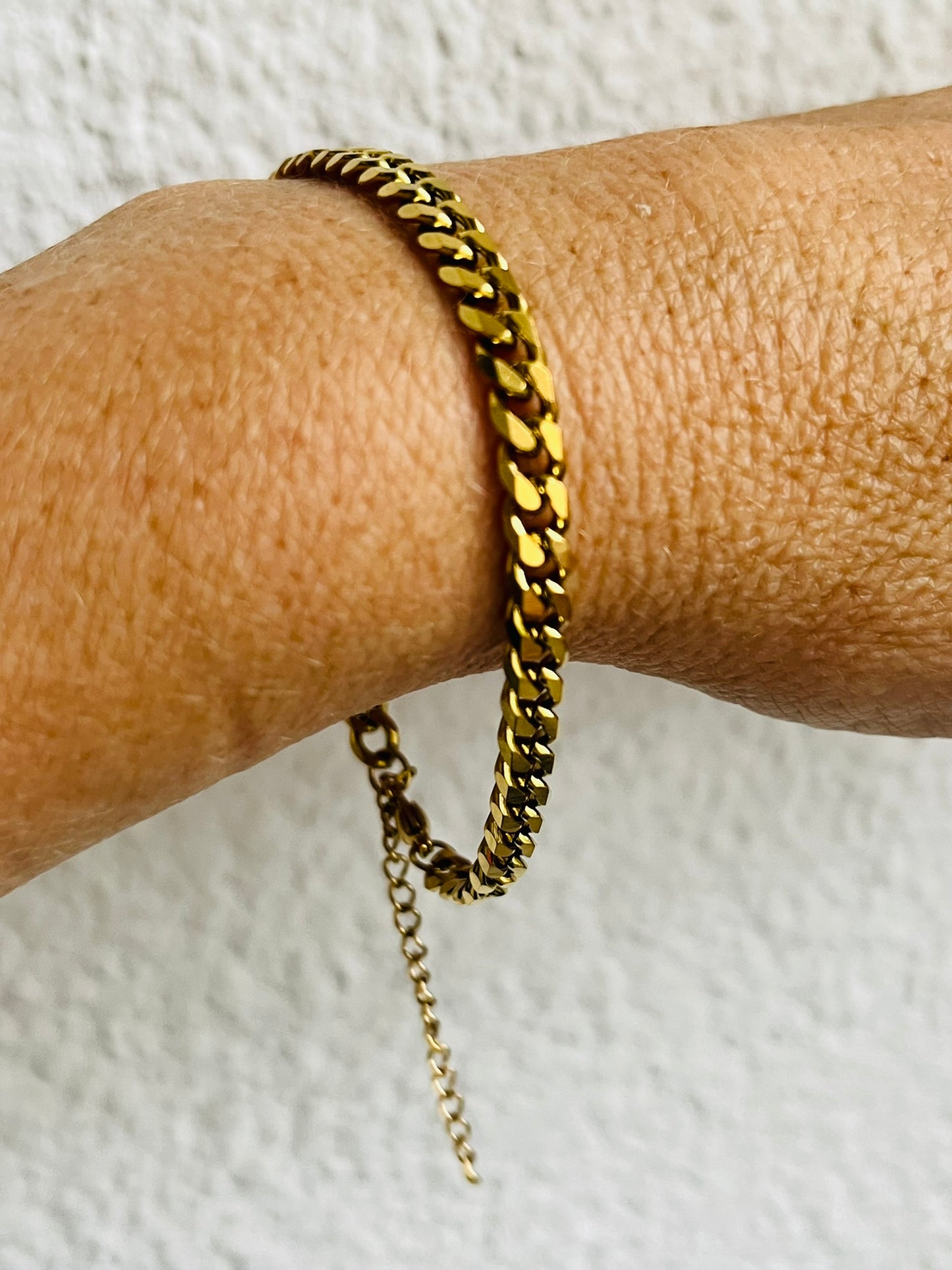 Lucia Cuban chain gold bracelet