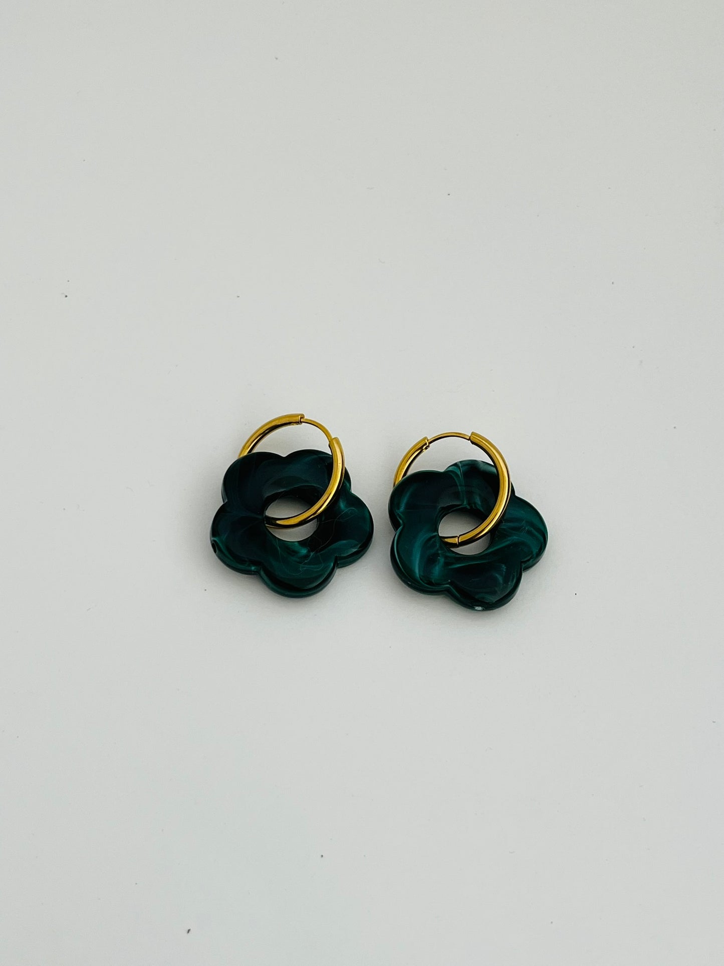 Blomme Floral Hoop earring