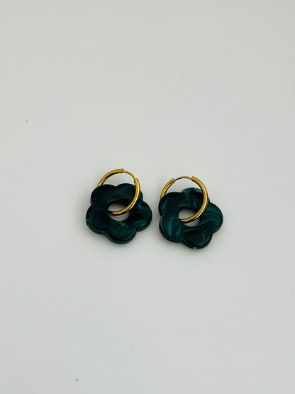 Blomme Floral Hoop earring