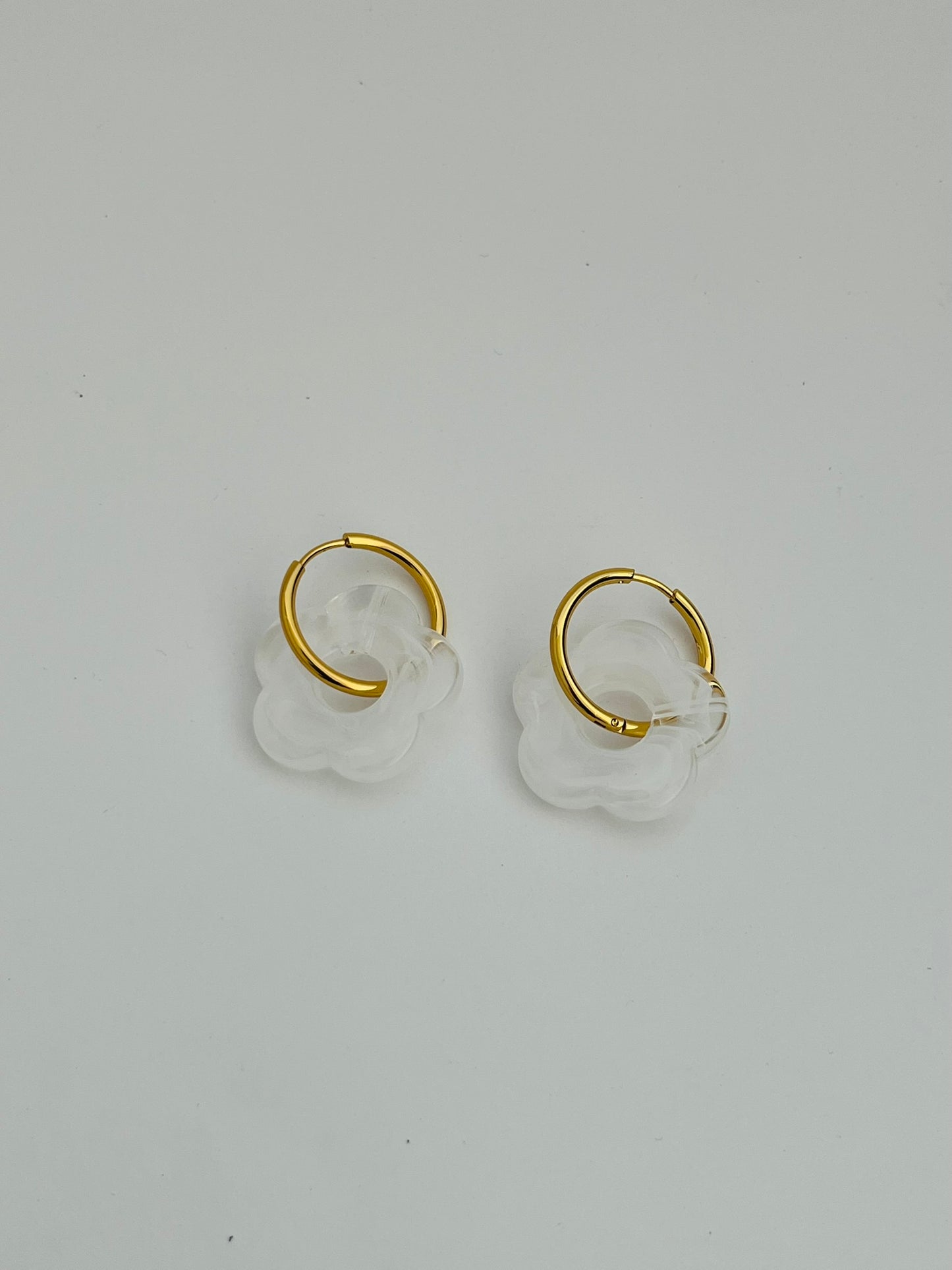 Blomme Floral Hoop earring