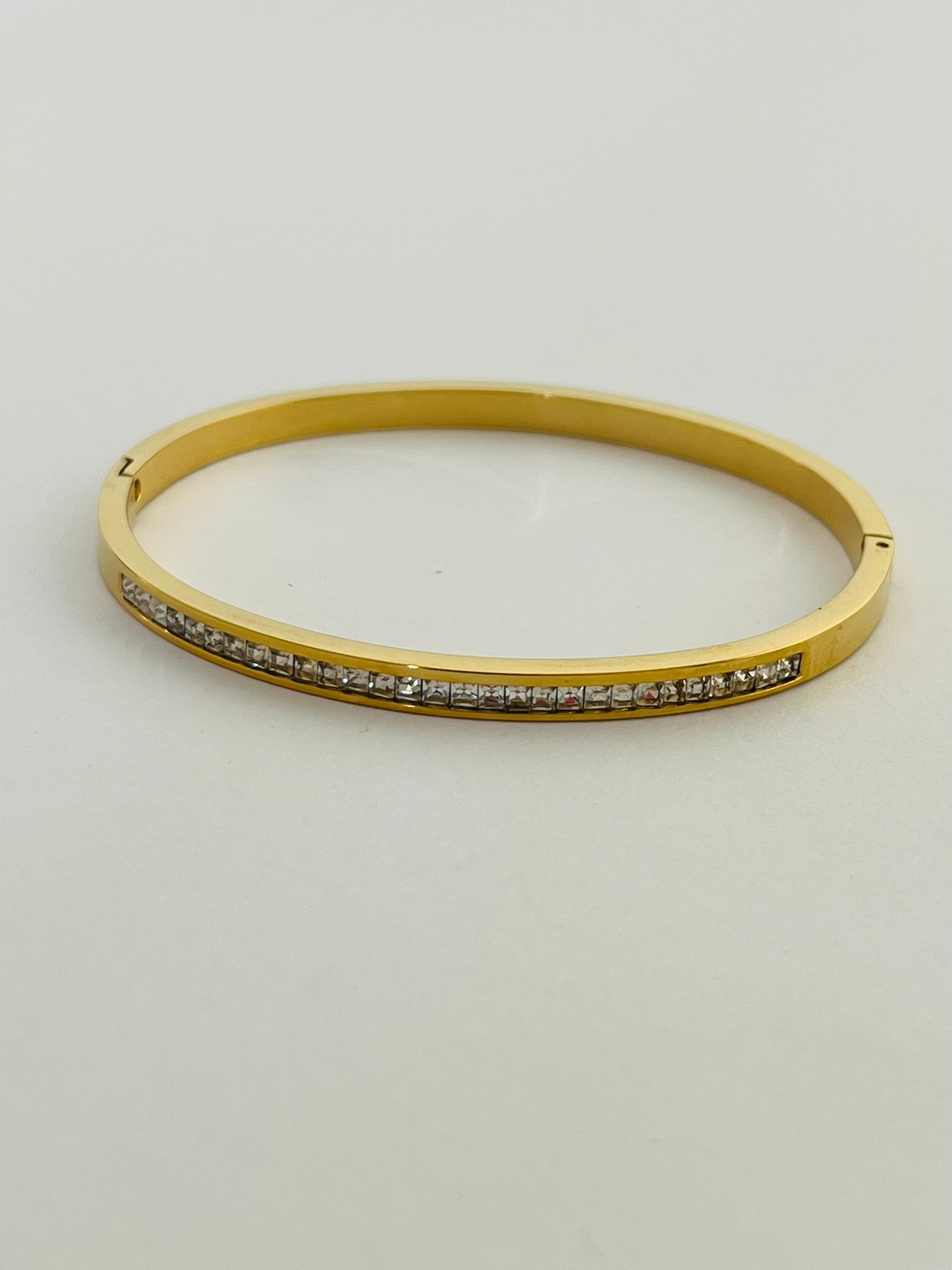 Zoey clip on gold bangles (various styles)