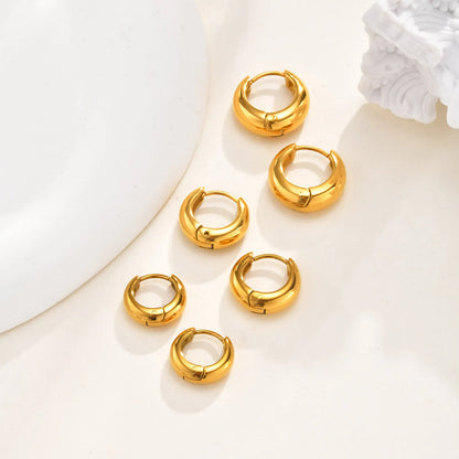Sadie huggies gold  hoop earrings