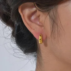 Sadie huggies gold  hoop earrings