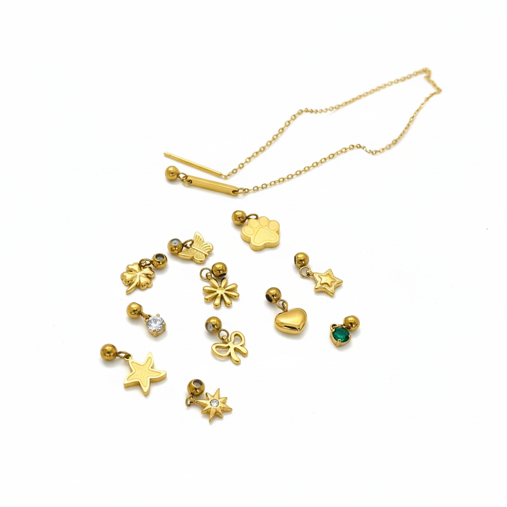 Alicia threader charm bracelet product photo 2