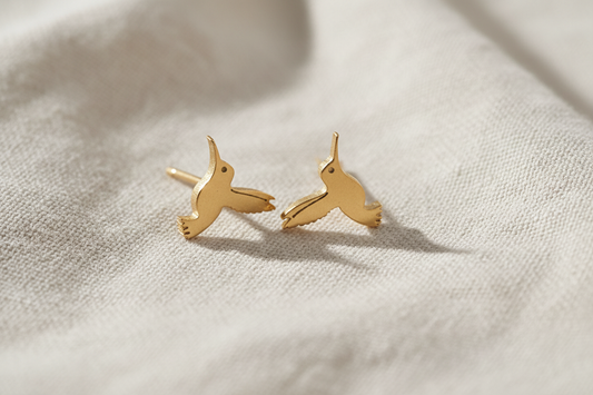 Birdy Bird Gold Stud — Linen Lifestyle
