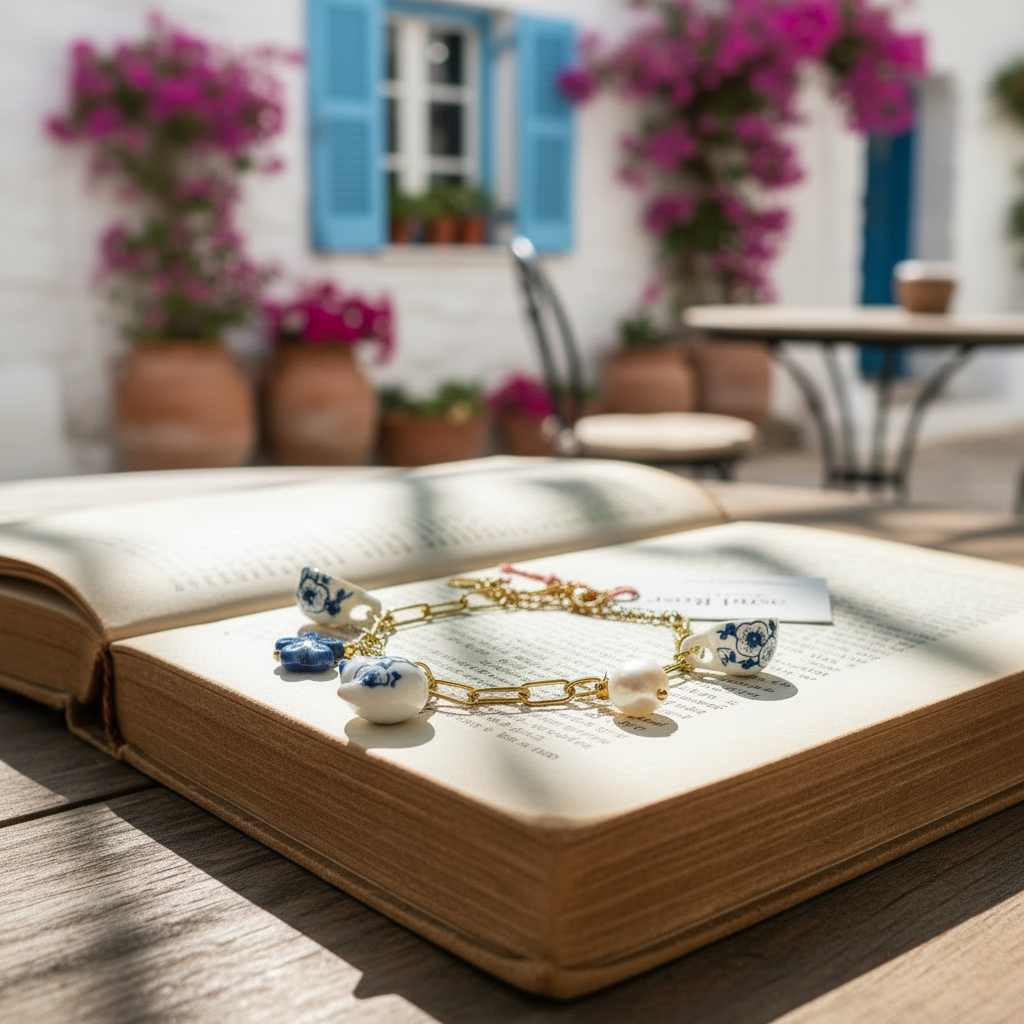 Blue Notes Keepsake Bracelet – Mediterranean Cafe