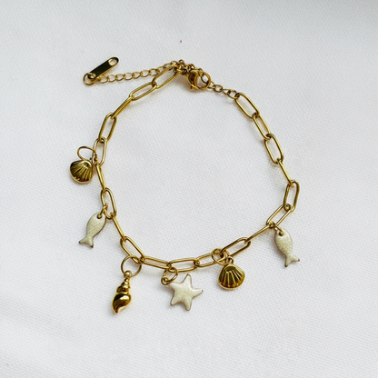 Coastal Wanderer Keepsake Charm Bracelet