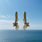 Coastal Wanderer Starfish Pearl Earrings – Blue Sky Coastal