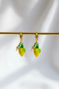 Lemon Drop Earrings – Gold Bar