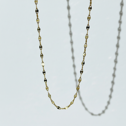 Lipsy shimmer chain necklace product photo