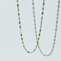 Lipsy shimmer chain necklace product photo