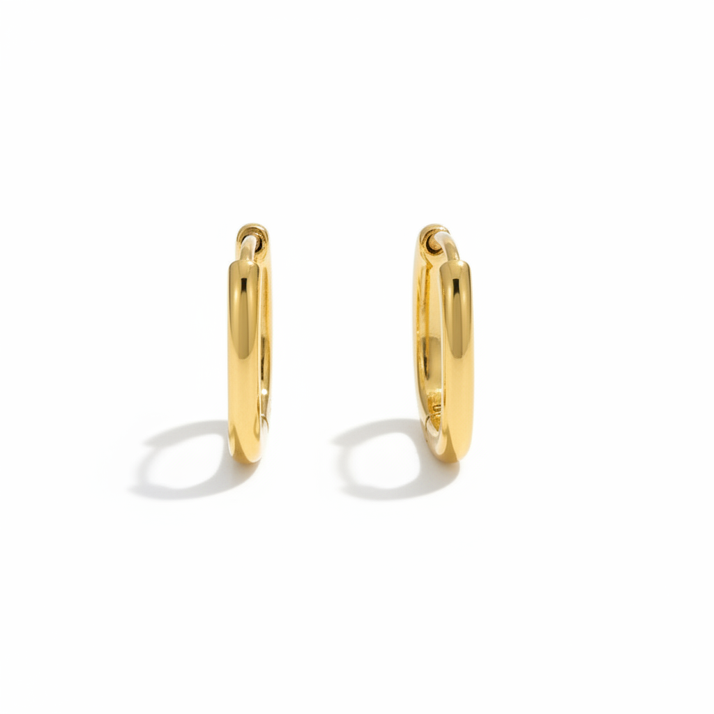 Millie square hoop earrings 3